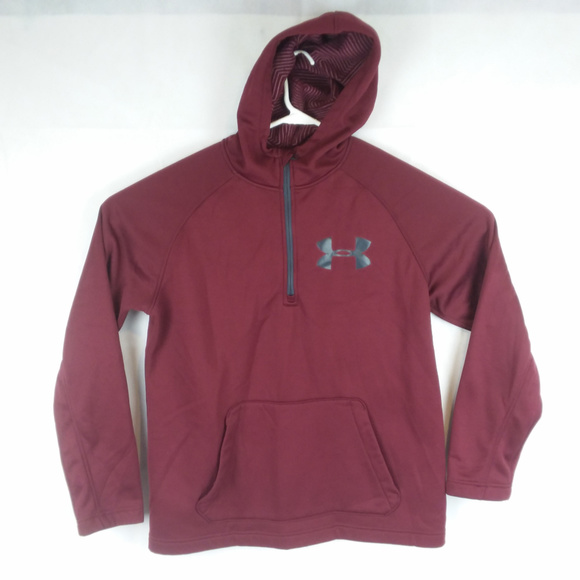 under armour maroon hoodie